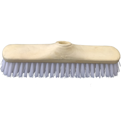 140800: Schrobborstel polyamide - 29 cm - met steelhouder
