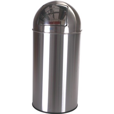 748083: Push bin - 40 l - MAT RVS