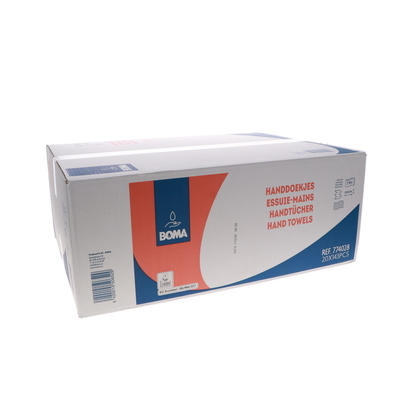 774028W: Multifold handdoekjes - zuiver tissue - 2 laags - 2860 stuks - Ecolabel