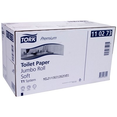 779327: Tork Premium Toilet Paper Jumbo Roll Soft - 2 laags - 360 m x 10 cm - 6 stuks - 110273