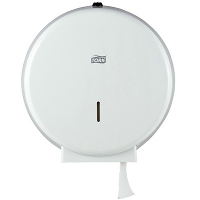 T246040: Tork Jumbo toiletpapier dispenser - WIT - 246040